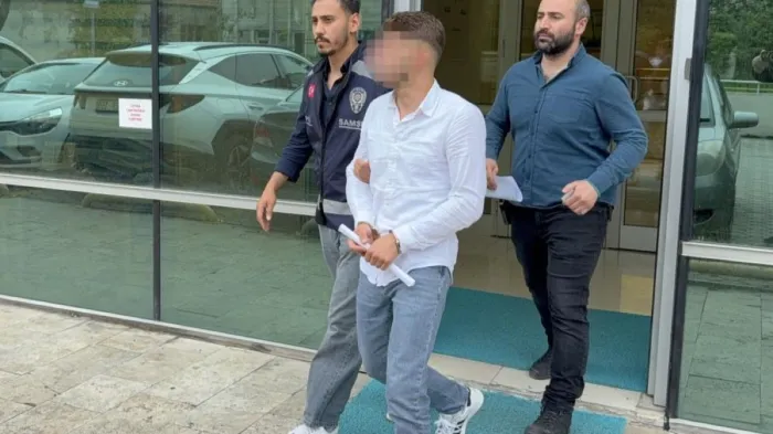 Samsun'da tartıştığı şahsı darbedince tutuklandı