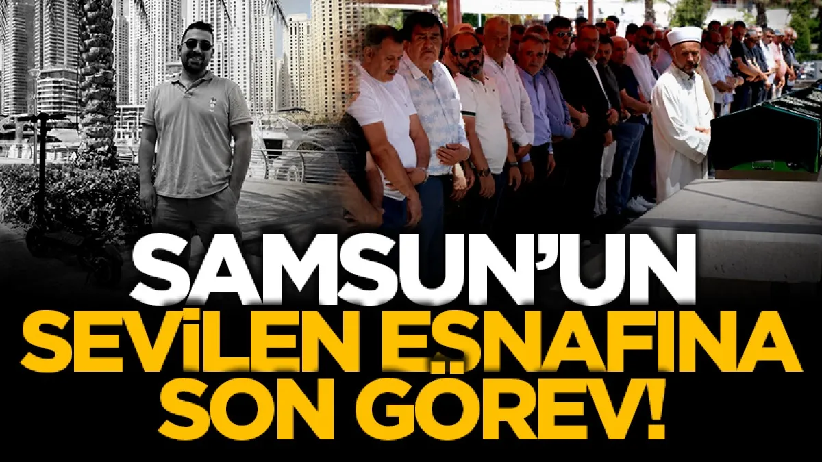 Samsun'da trafik kazasında hayatını kaybeden genç motosikletçi, son yolculuğuna uğurlandı