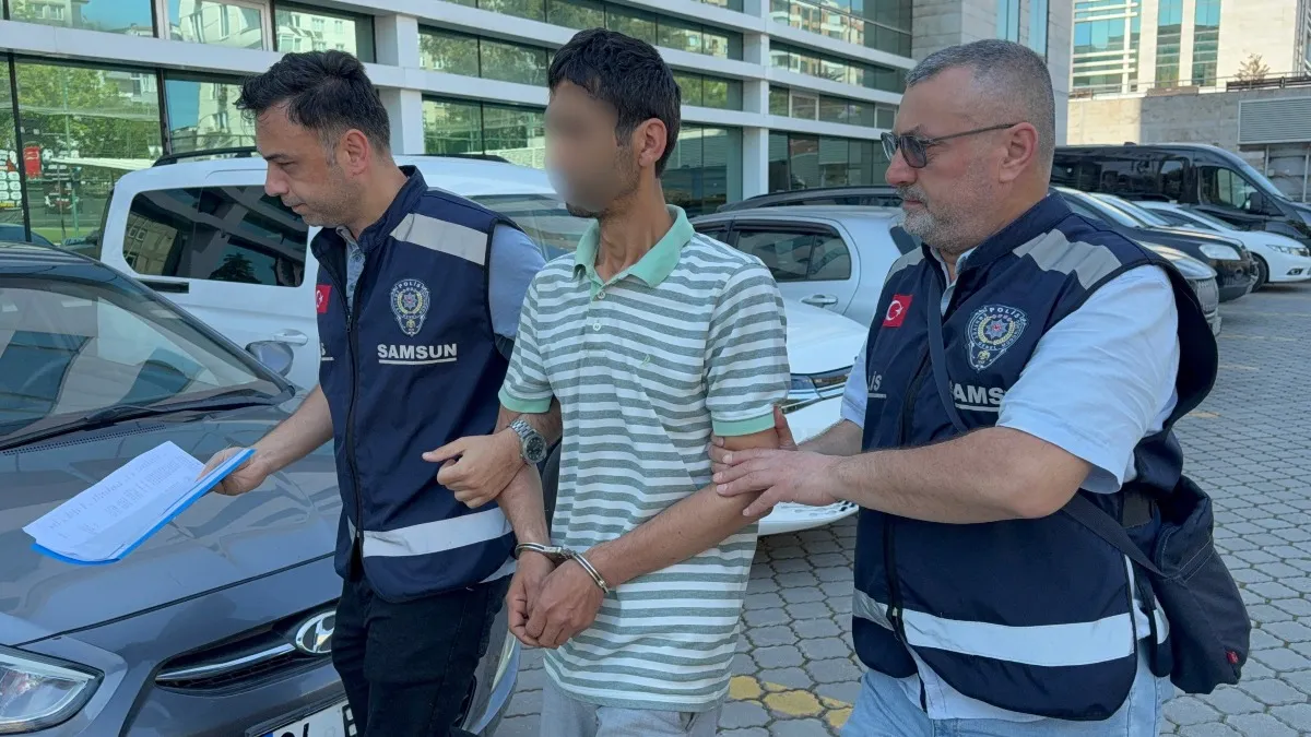Samsun'da uzaklaştırma kararını çiğneyen koca tutuklandı