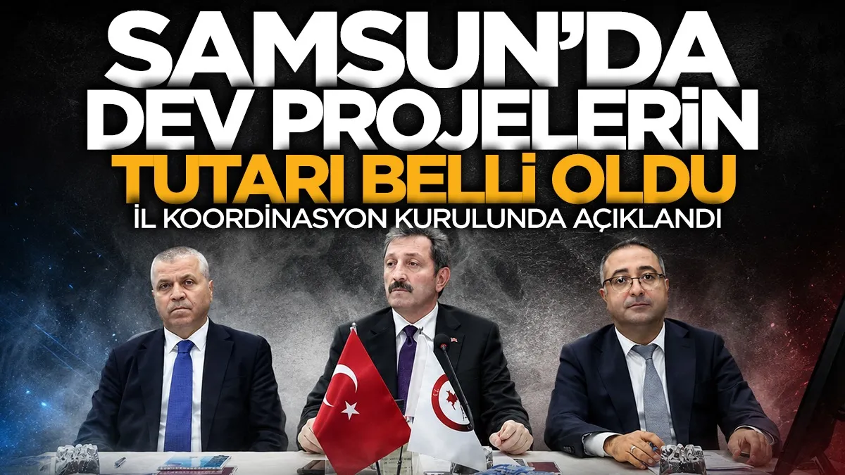 Samsun’da yürütülen projelerin toplam tutarı belli oldu