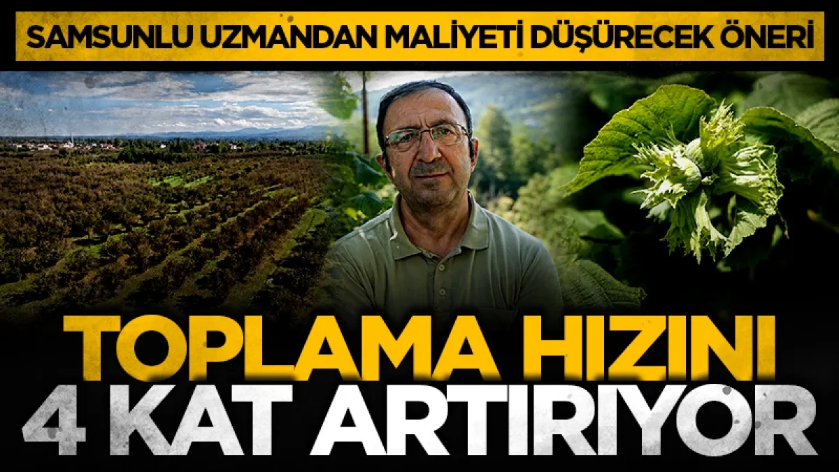 Samsunlu profesörden hayati reçete: Toplama hızını 4 kat artırıyor!