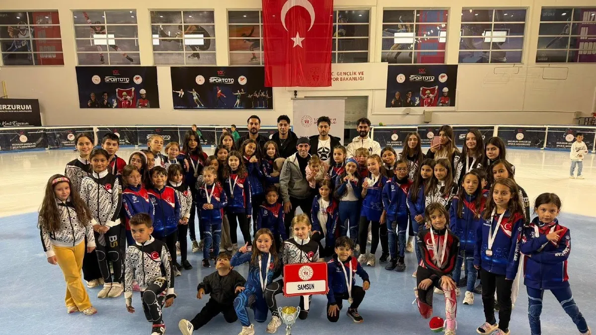 Samsunlu sporculardan ANALİG Short Track’ta 28 madalya