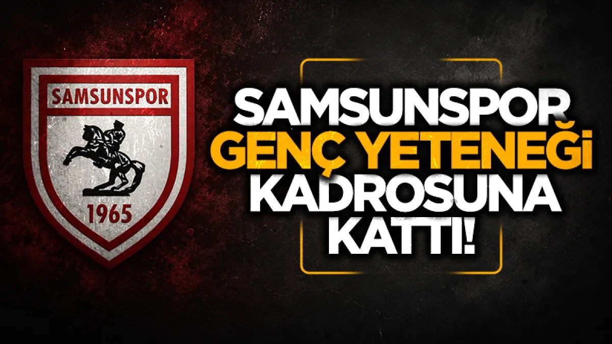 Samsunspor altyapısına bir takviye daha: Kuzey Kurnaz Kırmızı-Beyazlı kadroda