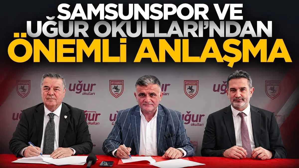 Samsunspor ile Uğur Okulları sponsorluk anlaşmasını yeniledi
