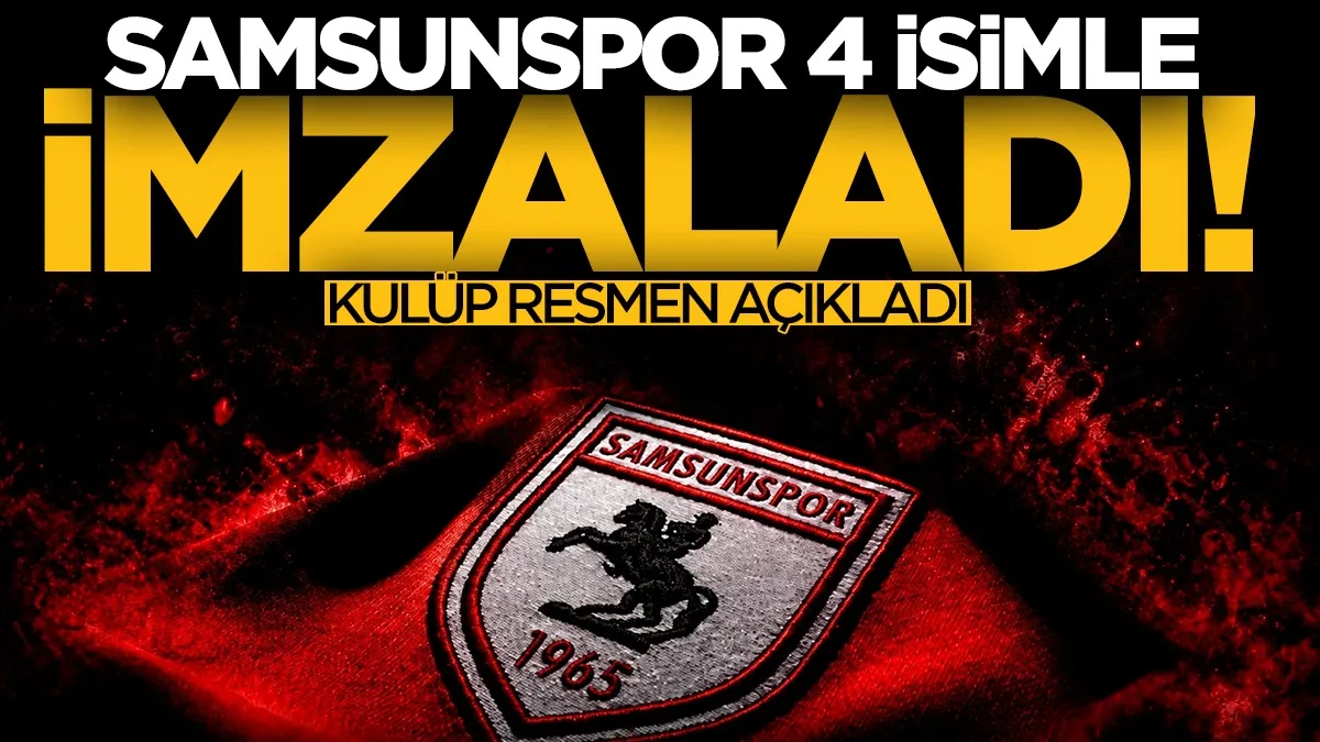 Samsunspor kadın voleybol takımı 4 isimle imzaladı!
