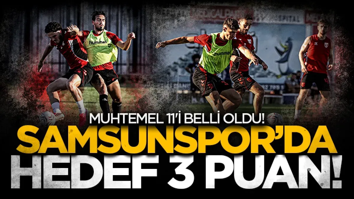 Samsunspor, Kocaeli’den 3 puanla dönmek istiyor
