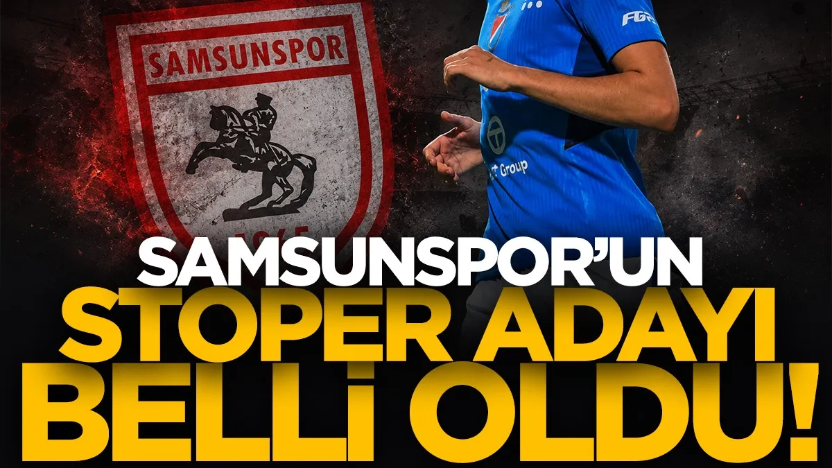 Samsunspor savunma takviyesi için Çekya’ya yöneldi! Yeni adayı Karel Pojezny...