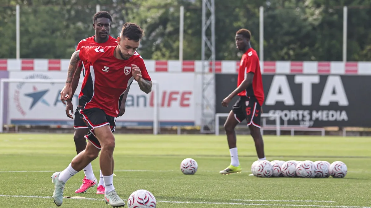 Samsunspor yeni sezon için sahaya indi