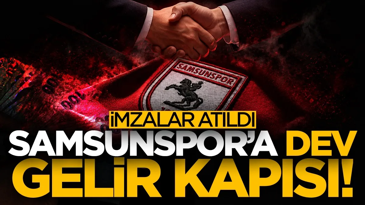 Samsunspor'a dev gelir kapısı! Logolu ürünler geliyor, raflarda yerini alacak...