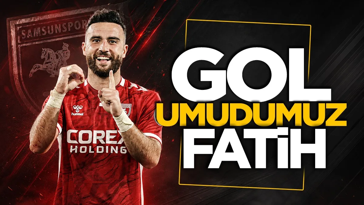 Samsunspor’da Fenerbahçe maçının gol umudu Fatih Kaya