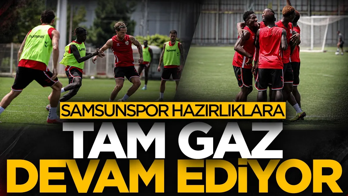 Samsunspor’da Fink yönetiminde yoğun çalışma
