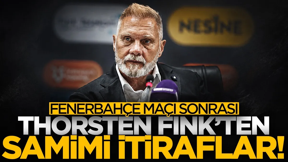 Samsunspor'da Fink'ten Fenerbahçe maçı sonrası açıklama: Forvet eksikliğini hissettik