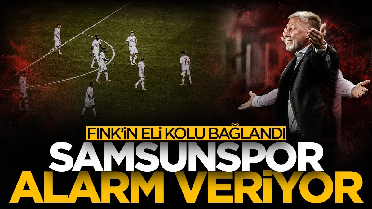 Samsunspor’da sakatlık krizi! Fink’in eli kolu bağlandı...