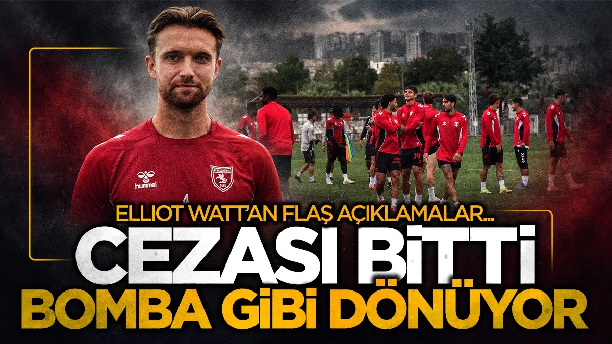 Samsunspor'un İskoç yıldızı Elliot Watt: "Gelecekte çok daha fazla puanlar toplayacağız"