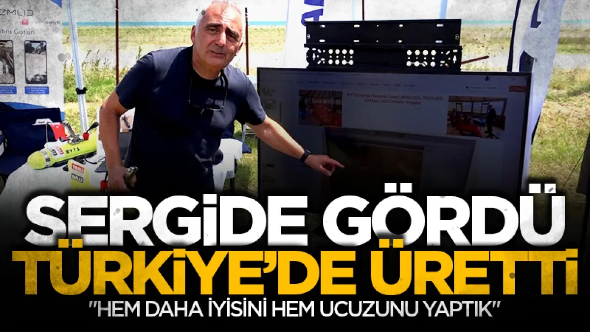 Sergide gördü Türkiye'de üretti! Yüksek çözünürlükte yerli ve milli sonar