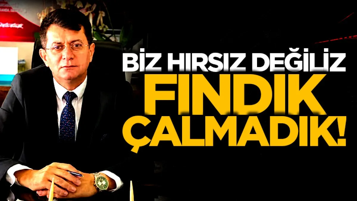 Terme Ziraat Odası Başkanı Ferda Ergün: Biz hırsız değiliz fındık çalmadık!