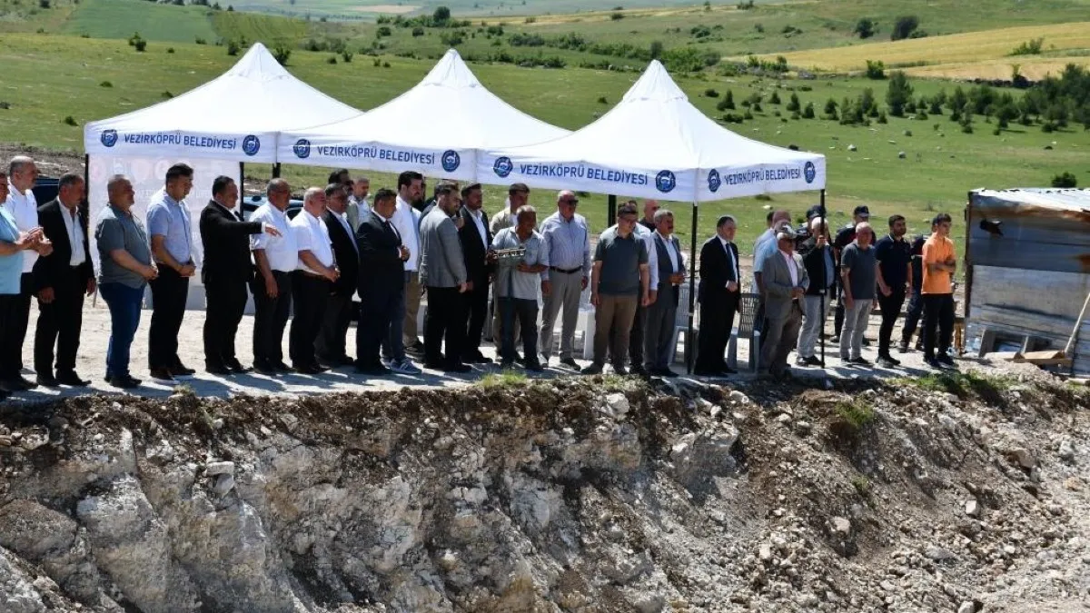 Vezirköprü OSB’de ilk temel heyecanı