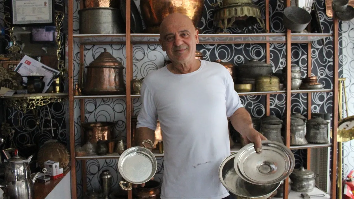 Yılların eskittiği bakırlar Samsun’da yeniden parlıyor! 45 yıllık ustanın sırrı