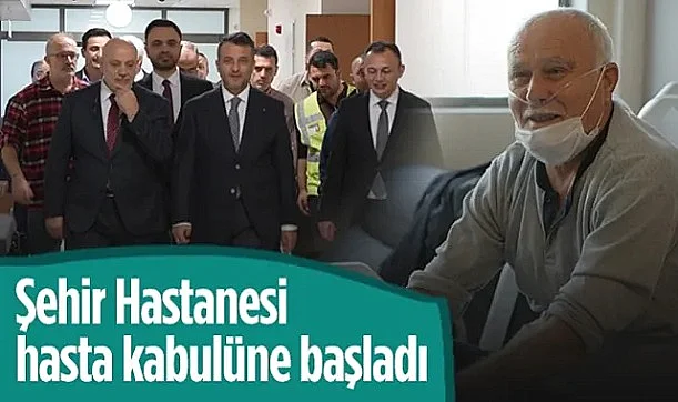 Samsun Şehir Hastanesi Hasta Kabulüne Başladı