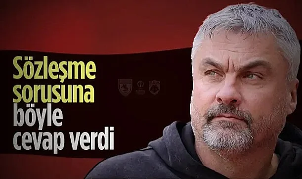 Samsunspor'da Reis AEK Maçı Öncesi Sözleşme Durumu Hakkında Konuştu