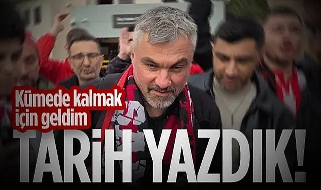 Thomas Reis'ten Havalimanında Son Mesaj: Kümede Kalmaya Geldim, Tarih Yazdık
