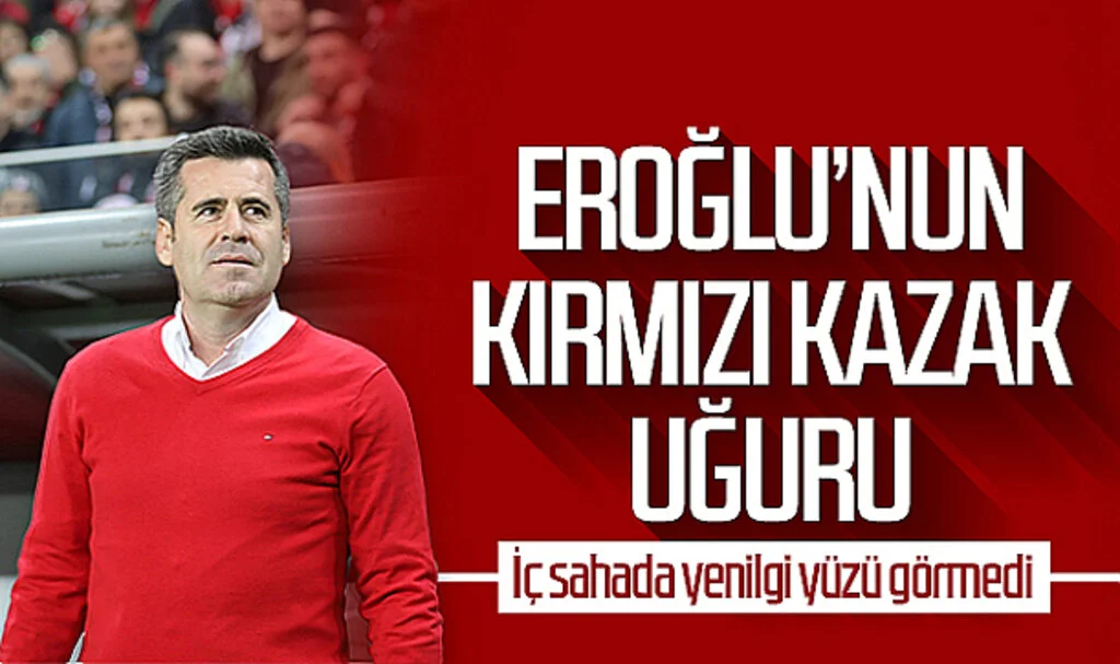 Hüseyin Eroğlu'nun 'kırmızı kazak' uğuru! İç sahada yenilgi yüzü görmedi...