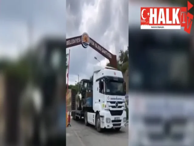 Sel mağduru Arhavi'ye Atakum'dan araç desteği
