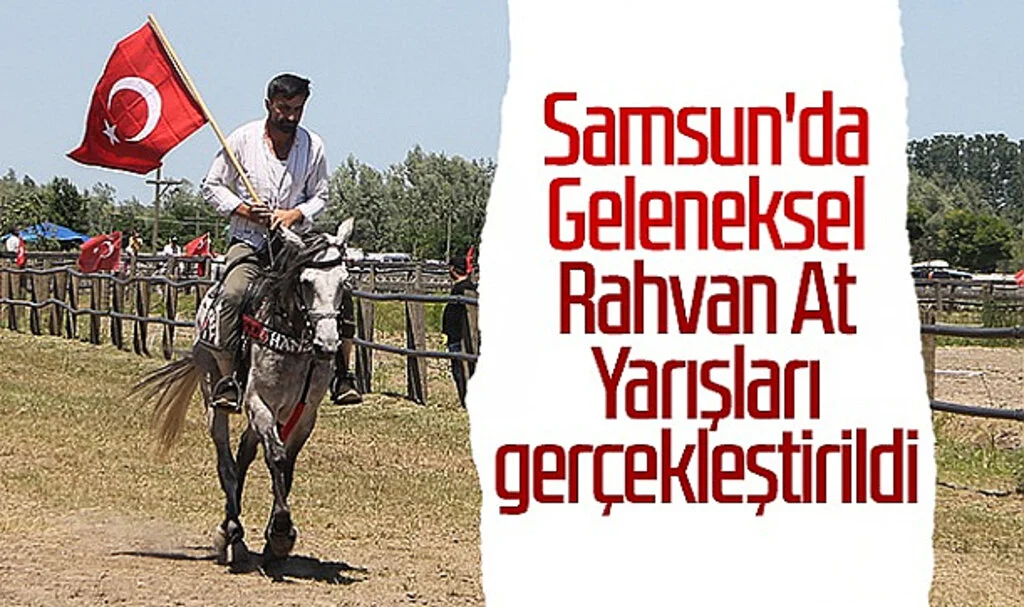 Samsun'da Geleneksel Rahvan At Yarışları gerçekleştirildi