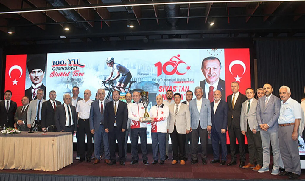 100.Yıl Cumhuriyet Bisiklet Turu Samsun Lansmanı Yapıldı