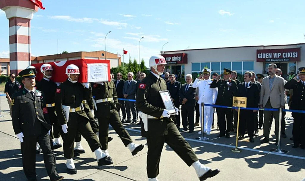 Ordulu Şehidin Naaşı Samsun'a Getirildi