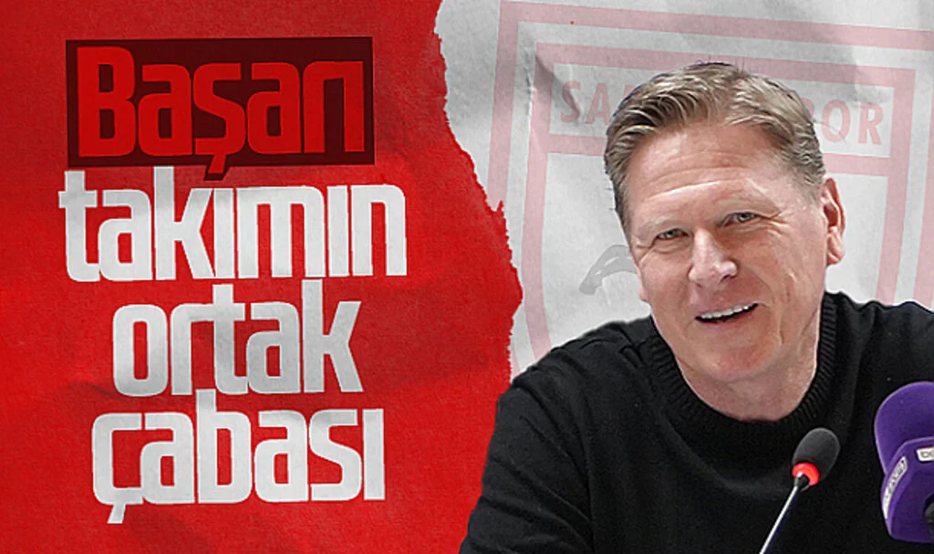 Samsunspor Teknik Direktörü Markus Gisdol: Başarı takımın ortak çabası