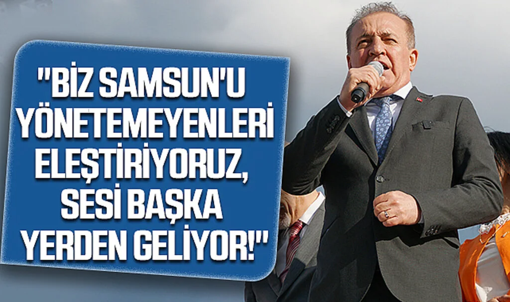 CHP Samsun Büyükşehir Belediye Başkan Adayı Cevat Öncü: "Biz Samsun'u Yönetemeyenleri Eleştiriyoruz, Sesi Başka Yerden Geliyor!"