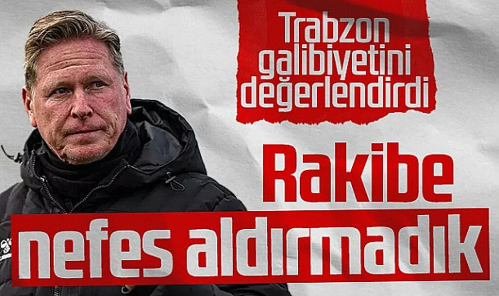 Samsunspor'da Markus Gisdol, Trabzonspor galibiyetini değerlendirdi: Rakibe nefes aldırmadık