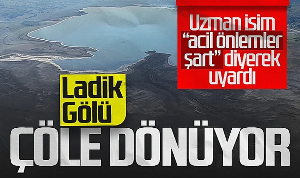 Ladik Gölü Çöle Dönüyor! Uzman İsim "Acil Önlemler Şart" Diyerek Uyardı