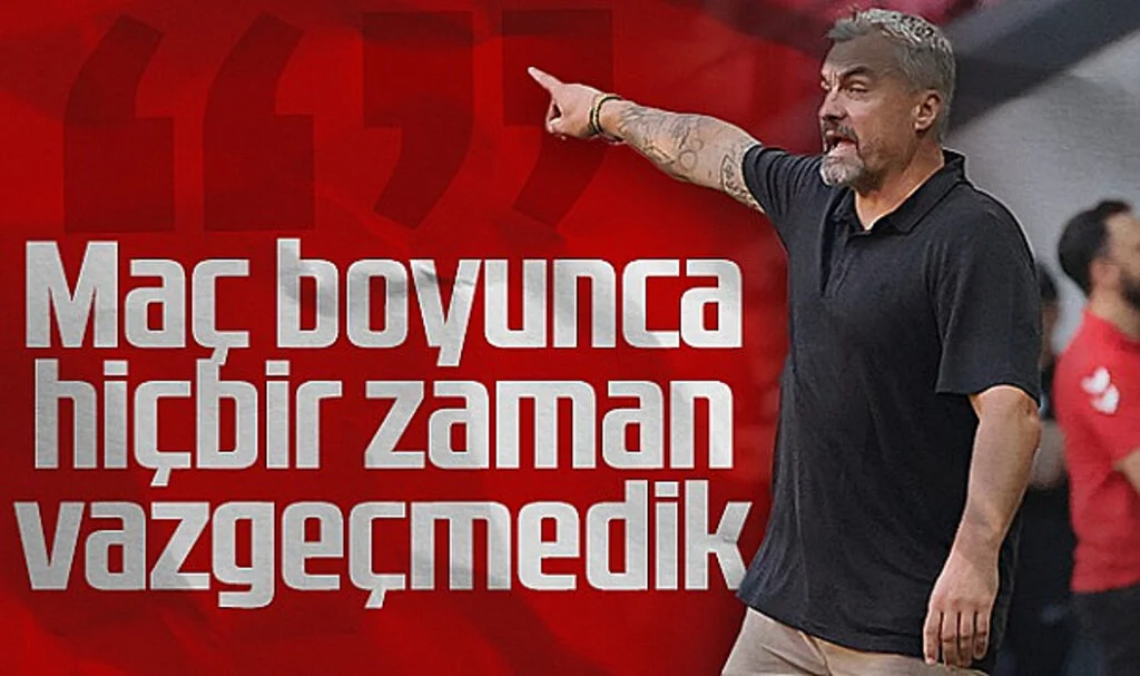 Samsunspor Teknik Direktörü Reis: Maç Boyunca Hiçbir Zaman Vazgeçmedik