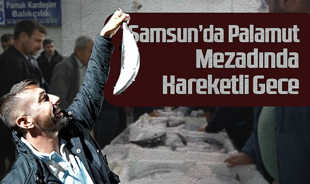 Samsun'da Palamut Mezadında Hareketli Gece