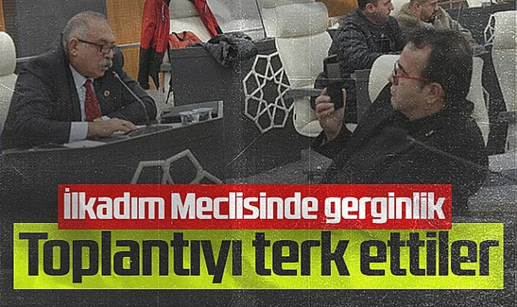 İlkadım Meclisinde Bildiri Gerginliği: Toplantı Terk Edildi