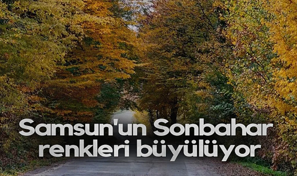 Samsun'un Sonbahar Renkleri Büyülüyor