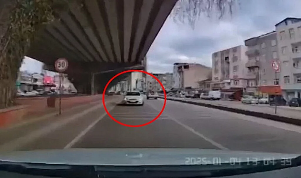 Samsun'da Ters Yönde İlerleyen Sürücüye Ağır Ceza