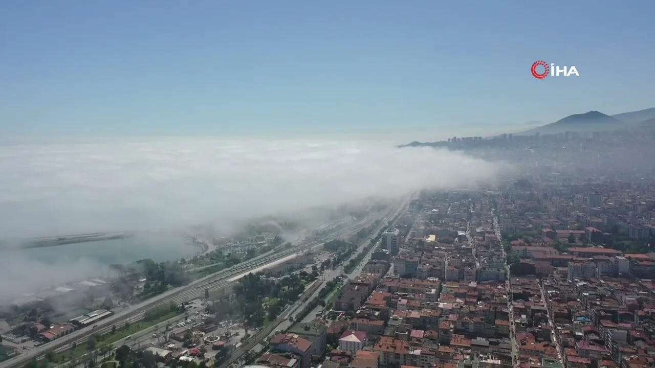 Samsun'da Sis Denizi