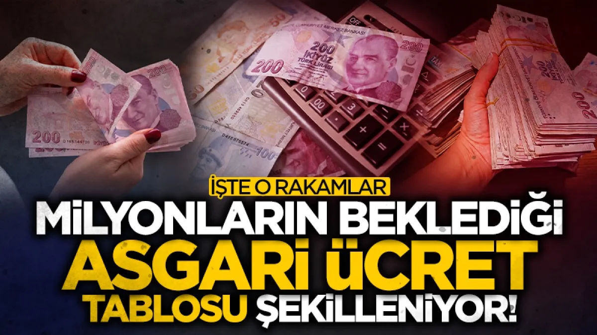 2027 asgari ücret için 3 zam senaryosu! 36 bin 500 TL'ye çıkabilir
