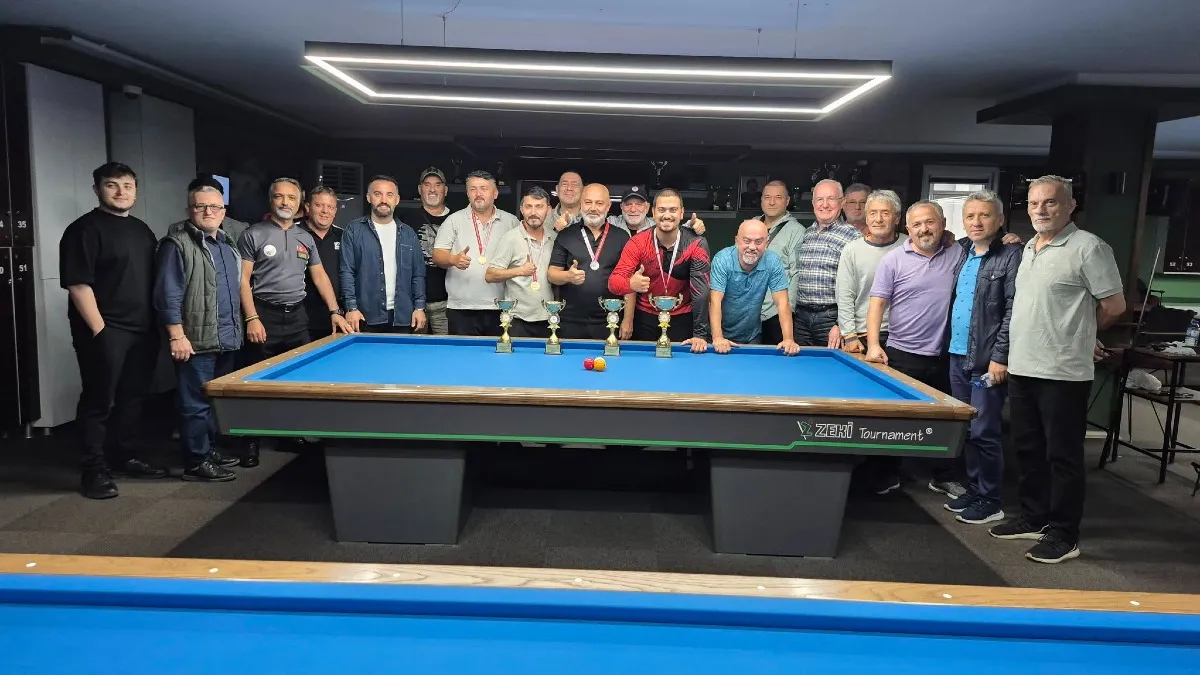 3 Bant Bilardo 2. Etap İl Şampiyonası'nda ödüller sahiplerini buldu