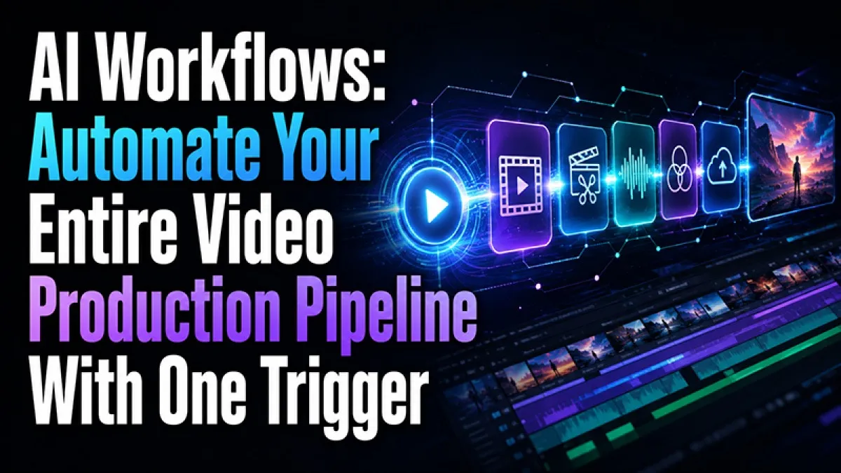 AI Workflows: Automate Your Entire Video Production Pipeline With One Trigger