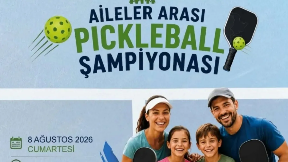 Aileler ve gençler Pickleball'da buluşuyor