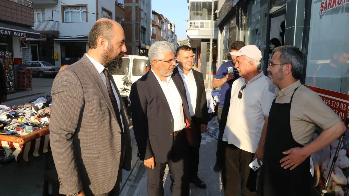 AK Parti Samsun Milletvekili Ersan Aksu Havza'da: "Hacı Osman Deresi ıslah edilecek"