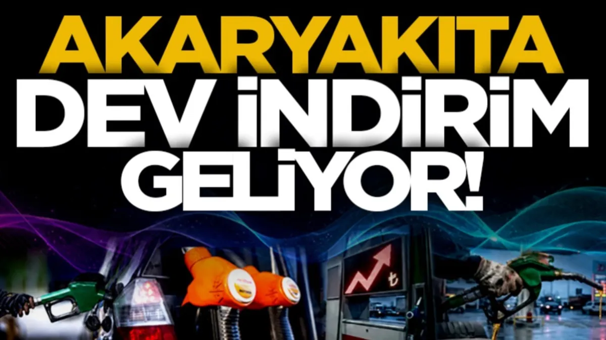 Akaryakıta dev indirim geliyor! İşte yeni fiyatlar...