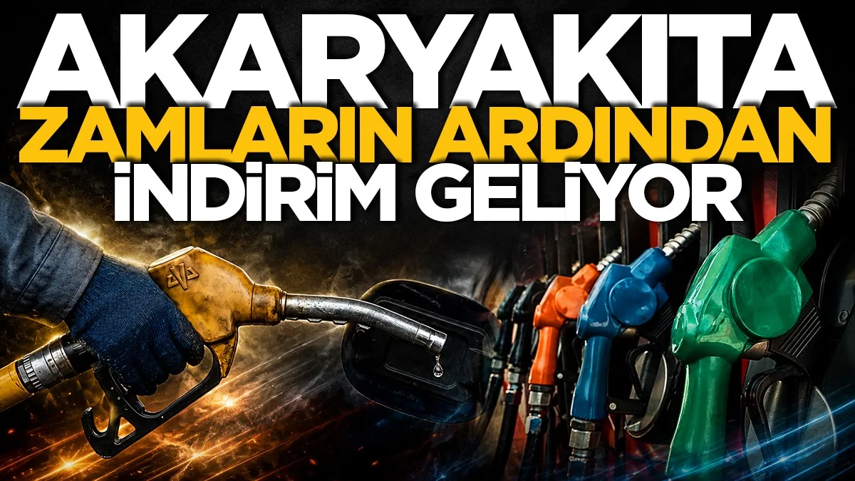 Akaryakıta zamların ardından indirim geliyor