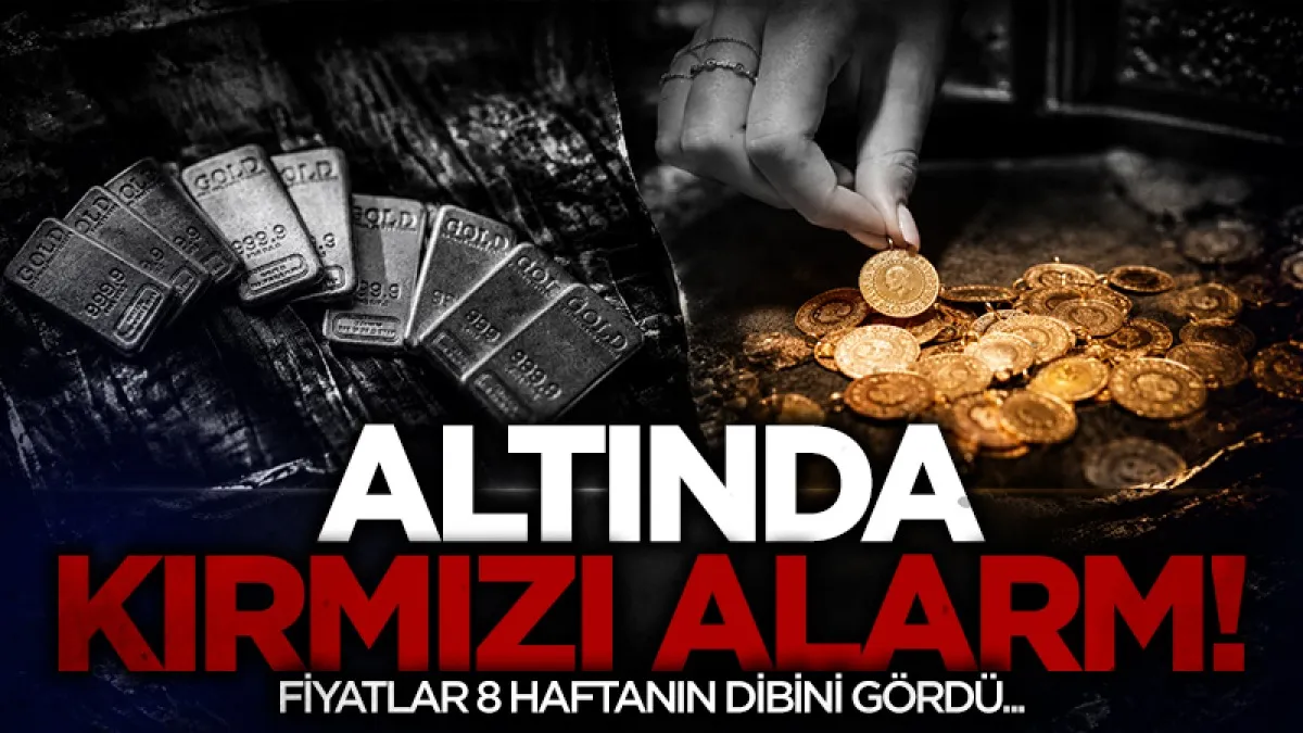 Altın fiyatları 8 haftanın dibinde: Gözler ABD verilerinde
