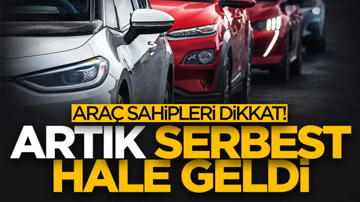 Araç sahipleri dikkat! Cam tutucular serbest hale geldi