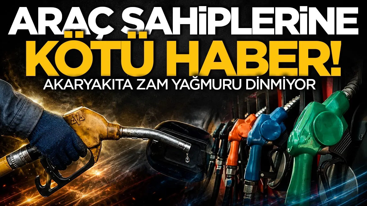 Araç sahiplerine kötü haber! Akaryakıtta zam fırtınası dinmiyor